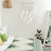 Wandtapijten Macrame Muurhangend Boho Decoratie Wandtapijt Met Houten Kralen En Bladeren Duurzaam