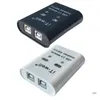 Dispositif de partage d'impression manuel sans lecteur, deux ordinateurs partagent 1 USB pour clavier, souris, imprimante