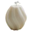 Curtains 3d Ivory Nut Candle Shape Silicone Diy Spiral Planet Soy Wax for Candles Making Aromatherapy Chocolate Casting Molds Home Decor