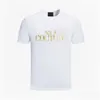 T-shirt da uomo T-shirt con stampa di lettere Nero Moda uomo Designer Estate Alta qualità Top manica corta Taglia S-5XL Drop Delivery Apparel C Otfds