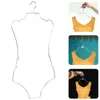 Hangères en métal pliable de maillot de bain rack de silhouette en forme de cime