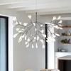 Chandeliers Black Firefly LED Chandelier Nordic Pandent Light For Kitchen Living Room Bedroom