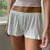 Y2K Śliczne drukowanie Okuch Krótkie spodnie Kobiet Cott Frt Butts Elastyczna talia Niestety odzież domowa 2024 Summer Vintage Sweet Bottoms A5p2#