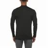 Fitn Lg Sleeve T-Shirt Männer Rollkragen Compri Enge elastische Hemd Gym Bodybuilding Lauf T-Stück Breahable Quick Dry Tops O6MK #