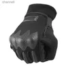 Taktiska handskar Full Finger Outdoor Sport Combat Slip-resistent Security Warm Riding Fiske Vandring Pekskärm Gloe YQ240328