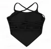 LL Yoga Femmes fine bandoulière beau dos croisé soutien-gorge de sport femmes yoga fitness soutien-gorge de sport sexy anti affaissement antichoc Push Up sous-vêtements de course Crop Top Shirt