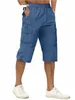 tacvasen Cott Below Knee Length 3/4 Lg Shorts Men's Tactical Capri Pants Multi Pocket Summer Twill Work Cargo Pants Man i4TQ#