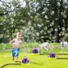 Sprinklers utomhus vatten sprinkler leksaker för barn och småbarn 2 in1 roterande bläckfisk sprinkler sommarstänk leksaker gåvor bakgård spel