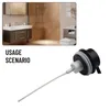 Liquid Soap Dispenser El Hand Body Wash Push Pump Head Bathroom Accesories Press 1CC Volume 1pcs Chrome Practical