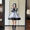 Stile inglese Nobiltà Lg Manica Cameriera Vestito Carto Carino Kawaii Housemaid Costumi Cosplay di Grandi Dimensioni Giappone Lolita Dr E4mM #