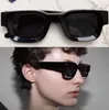 Herrens kvinnors designer solglasögon Rhodeo102 Fashion Classic Black Square Trend Brand Mini Sun Glasses Supertjock Sheet Frame Top Q8708138