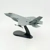 Diecast Metal Alloy 1/72 Skala USAF Air Force F-35 F35 F-35A Fighter Aircraft Airplane Plane Model Toy for Collection 240314