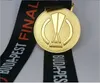1pc De Europa League Champions Medaille Zinklegering Metalen Medaille Replica Medailles Gouden Medaille Voetbal Souvenirs Fans Collectie