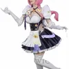 Oyun hkai etkisi 3 elysia cosplay kostüm alevleri kovalayan güve seksi hizmetçi kıyafetleri peruk ayakkabıları kadın kawaii karnaval takım elbise z6lu#