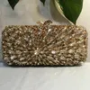 Avondtassen Dames Groen/Goud/Zilver Kristallen Clutch Portemonnee Steen Bruiloft Steentjes Handtassen Bruids Diamanten Koppelingen Portemonnees Tas