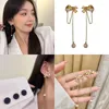 Boucles d'oreilles pendantes à pampilles longues pour femmes, pendentifs d'oreille à la mode pour filles, décor Boho en perle, tendance, bijoux cadeau, 2024