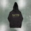 Толстовка Trapstar 1 к 1, роскошная спортивная одежда с вышитыми надписями, модный уличный пуловер для мужчин и женщин, пары