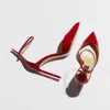 Dress Shoes Patent Leather Stiletto Heels Ankle Strap Pointy Toe Sandals Classic Sexy Women Casual Party Summer Office Lady