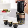 Teaware Sets Portable Travel Tea Set With Storage Bag Ceramic Heat Insulation Pot Office Teacups Kettle Chinese Drinkware