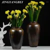 Dekorativa blommor 40 cm konstgjorda blommor narcissus bukett påskliljig högklassig bröllop inredning hem dekoration falsk diy