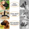 Dog Apparel Pet Mesh Muzzle Breathable Adjustable Anti-bite Anti-barking Mouth Mask Protective Cover For Small Medium Large Dogs Dropshipp