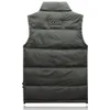 Winter Eendendons Vest Voor Mannen Parka Dikke Warme Varsity Rode Windjack Sleevel Jas Mannelijke Klassieke Casual Reizen Vest d7qu #