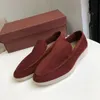 Moda Tasarımcısı Loafers Kadın Daireleri Erkekler Tembel Yumuşak Çözük Slip-On Sıradan Deri Ayakkabı Rahat ve Çok Yönlü