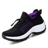 Chaussures décontractées femmes plate-forme femme baskets pour 2024 respirant maille Tenis dames chaussette Zapatillas Mujer