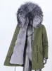 2023 Novos Homens LG Parkas Jaqueta de Inverno À Prova D 'Água Natural Grande Real Racco Fox Fur Coat Gola Com Capuz Grosso Quente Streetwear V4qp #