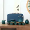 Conjuntos de chá matcha chinês conjunto de chá da tarde pires sala de estar cerimônia de luxo presente serviço de viagem tazas de te