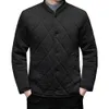 Doublure pour hommes Doublure en duvet de canard O-cou 2024 Nouveaux hommes Hiver Garder au chaud Collier ultraléger matelassé Manteau o1mt #