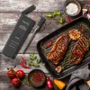 Meters Draadloze vleesthermometer Slimme Bluetooth Remote Monitoring Voedsel Koken Gebraden Vleesthermometer voor Keuken Koken BBQ Oven