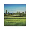 Table Mats Green Pastures Psalm Ceramic Coasters (Square) For Cups Set Coffee Custom Ceramics