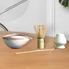 Tealware Sets 4pcs Japon Matcha Çırpma Seti Tören için Teaspoon Professional