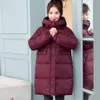 2023 Snow Wear New Solid Winter Coat for Women Down Jacket Warm Casual Loose Hooded Winter Women Jacket Lg Parkas Outerwear G6Gl#