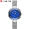 CURREN Karien 9032 Orologio da donna con cinturino in maglia leggera e sottile in lega di moda minimalista al quarzo