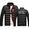 SRT Hellcat 2022 Men's New Winter Zipper Hoodies rockar Slim Fit Stand Collar Outwear Windproect Cott Jackets WR Rockar Tops 12A5#