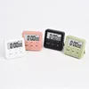 Student Plastic Mute LCD Digital Alarms Clocks 24 Hour Multi-Function Timer Student Time Manager Small Alarm Clock Timer