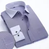 quality Brand Camisa Masculina Lg Sleeve Shirt Men Slim Fit Design Formal Casual Male Dr Shirts Brand Soft Comfortable F0jq#