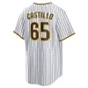 カスタムジャージーメン女性ユース23フェ​​ルナンドタティスジュニア2 Xander Bogaerts 13 Manny Machado 11 Yu Darvish 51 Trevor Hoffman 28 Jose Azocar 65 Jose Castillo Baseball Jerseys