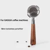 GAGGIA Bottomless Filter Holder 58mm Solid Wood Handle Portafilter Universal for Gaggia Classic Coffee Machine Barista Tools 240313