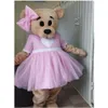 Costumi della mascotte Schiuma Simpatico orso cartone animato Peluche Natale Costume da mascotte di Halloween