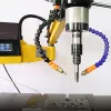 CNC M3-M16-M20ユニバーサルタイプ電気タッピングマシン垂直タッパーエアブローイングとチャック付き燃料噴射ドリルツール