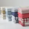 Tkanina łańcucha, bawełniana tkanina na płótnie, sofa do szycia DIY, poduszka, zasłona, torba, buty materiał, Ripstop, Stripe Solid Color, 4 rozmiary, CF25