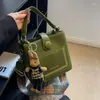 Sac à main Vintage en cuir PU pour femmes, petit sac seau Simple à cordon de serrage, sac à bandoulière de luxe noir de styliste à la mode pour dames, 2024