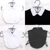 1PC Women Cott Fake Collar Decorati Blus Löstagbar skjorta krage Tröja Falsk krage LAPEL TOP Women Apparel Accores S714#