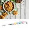Bakningsverktyg Scriber Needle Cookie Decorating Supplies Tool för ogräsande stenciler som gör sockerhantverk Biscuit Icing Pin
