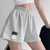 Freeship Women High Taist Casual Waffle Shorts Black Aesthetic Pockets Pantalon Loose Corée HARAJUKU FI Bottodoor Bottodoor U5ML #