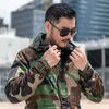 Camo G8 Outdoor Tattico Giubbotti Uomo Inverno Caldo DPM Giacca a vento Combattimento con cappuccio Cappotti Campo impermeabile Flecktarn Giacca z46C #