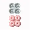 Moldes de cozimento 1/2/3pcs cavidade donut criativo bolo molde de silicone bandeja de cozinha em casa moldes cozinhar ferramentas de cozimento